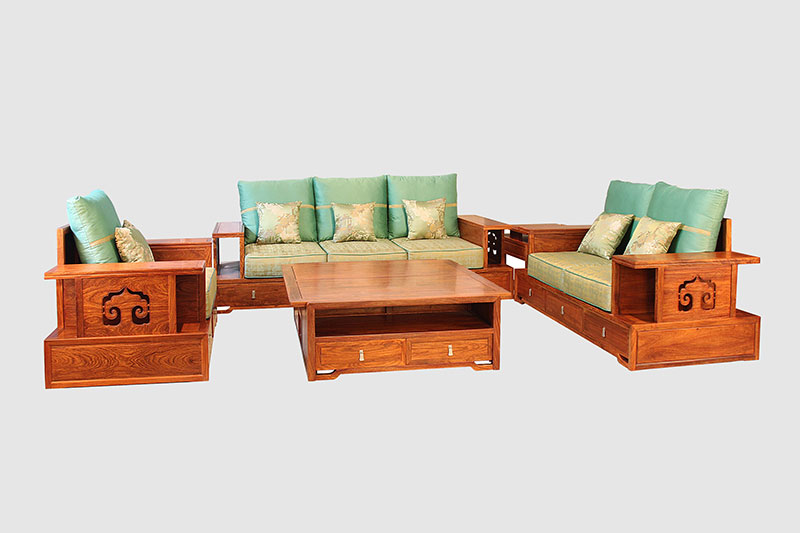 东莞中式实木沙发简直太美了